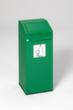 Wertstoffsammler inklusive Aufkleber, 45 l, RAL6001 Smaragdgrün, Deckel grün Standard 2 S