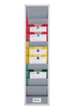 EICHNER Planungstafel mit 11 Einstecktaschen, Höhe x Breite 1282 x 315 mm