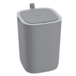 Sensor-Abfallbehälter EKO Morandi Smart aus Kunststoff, 12 l, grau