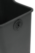 Edelstahl-Tretabfallbehälter EKO Rejoice mit Kunststoffdeckel, 3 x 12 l Detail 1 S