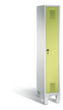C+P Garderobenschrank Evolo mit 1 Abteil - Tür mit Lochbild, Abteilbreite 300 mm Standard 2 S