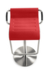 Mayer Sitzmöbel Höhenverstellbarer Barhocker myOPUS, Sitz rot Standard 2 S