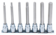 3/8" CHROMEplus Bit-Stecknuss-Satz Innensechskant