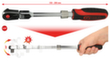 1/4" SlimPOWER Teleskop-Gelenk-Umschaltknarre Standard 2 S