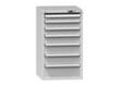 Schubladenschrank Topas A, 7 Schublade(n), RAL7035 Lichtgrau/RAL7035 Lichtgrau