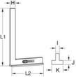 KS Tools Anschlagwinkel Standard 5 S