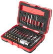 1/4" + 10 mm Torx- und Innensechskant-Schrauben-Ausdreher-Satz Standard 5 S