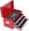 KS Tools Werkzeugtruhe mit 3 Schubladen-rot Standard 5 S