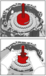 KS Tools Zweilochmutterndreher-Satz Standard 7 S