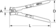 Klemmzange mit Ohrniederhalter Standard 8 S