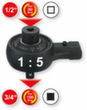 1/2" Universal Drehmoment-Vervielfältiger Standard 9 S