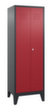 C+P Garderobenschrank Classic mit 2 gemeinsam verschließbaren Abteilen, Abteilbreite 300 mm