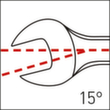 CLICKRAFT Gabelring-Ratschenschl. 41 mm Technische Zeichnung 1 S