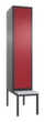 C+P Umkleideschrank Classic mit Sitzbank + 1 Abteil, Abteilbreite 400 mm
