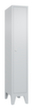 C+P Garderobenschrank Classic mit 1 Abteil - glatte Tür, Abteilbreite 300 mm Standard 3 S