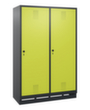C+P Garderobenschrank Evolo mit 4 Abteilen mit 2 Türen, Abteilbreite 300 mm