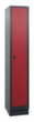 C+P Garderobenschrank Evolo mit 1 Abteil - Tür mit Lochbild, Abteilbreite 300 mm