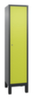 C+P Garderobenschrank Evolo mit 1 Abteil - glatte Tür, Abteilbreite 400 mm