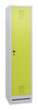 C+P Garderobenschrank Evolo mit 1 Abteil - Tür mit Lochbild, Abteilbreite 400 mm