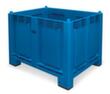 Großbehälter, Inhalt 550 l, blau, 4 Füße