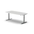 Nowy Styl Elektrisch höhenverstellbarer Konferenztisch eModel 2.0, Breite x Tiefe 1800 x 800 mm, Platte MB White Grey