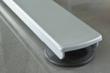 Elektrisch höhenverstellbarer Konferenztisch, Breite x Tiefe 2200 x 1030 mm, Platte weiß Detail 3 S