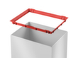 Hailo Abfallbehälter Big-Box Swing XL mit selbstschließendem Schwingdeckel, 52 l, weiß Detail 5 S