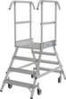 Krause Fahrbare Podesttreppe STABILO® Professional Standard 3 S