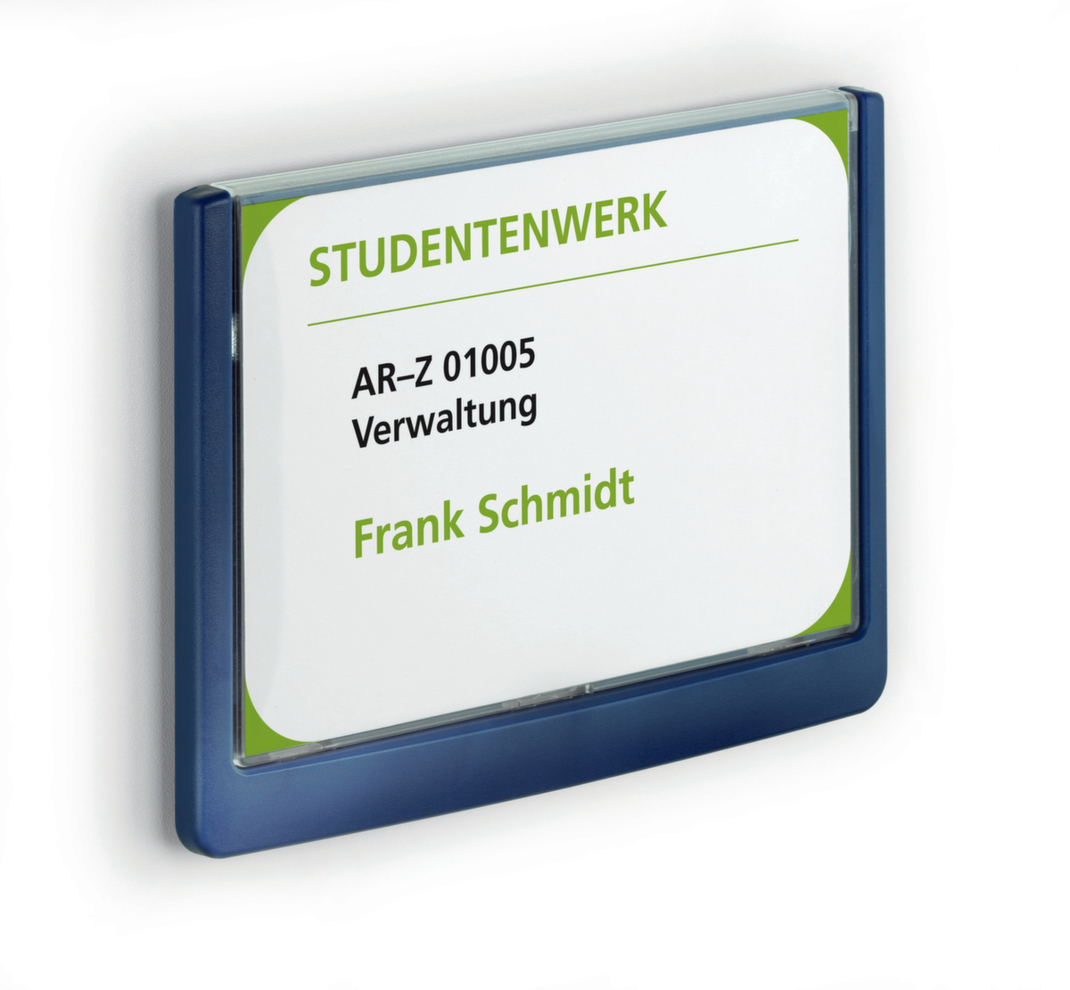 Durable Türschild Click Sign mit farbigem Rahmen, Hochformat 105,5 Standard 1 ZOOM