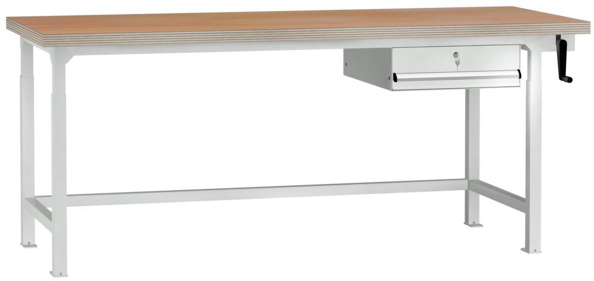 KLW Lutz Höhenverstellbare Werkbank mit Schubladen, 1 Schublade Standard 1 ZOOM
