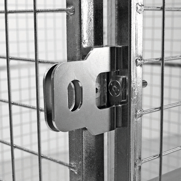 TROAX Schiebetür für Trennwandsystem, Breite 1900 mm Detail 1 ZOOM