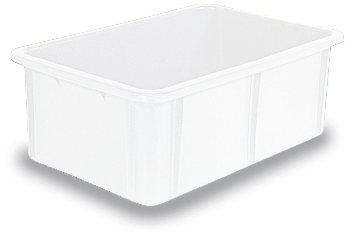 Stapelbehälter für Lebensmittel, naturweiss, Inhalt 40 l Standard 1 ZOOM