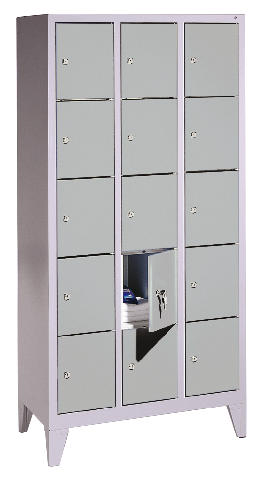 C+P Schließfachschrank Classic, 15 Fächer