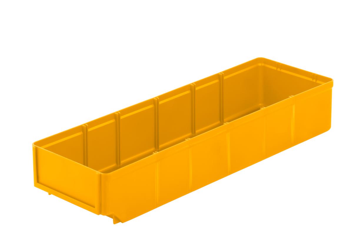 Regalkasten mit großer Beschriftungsfläche, gelb, Tiefe 500 mm Standard 1 ZOOM