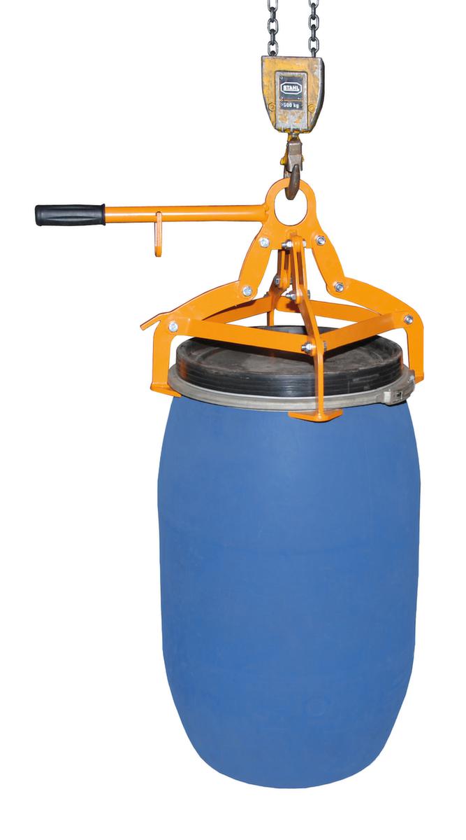 Bauer Fassgreifer für 120-/220-Liter-Fässer für Kunststofffässer, Aufnahme stehend Milieu 1 ZOOM