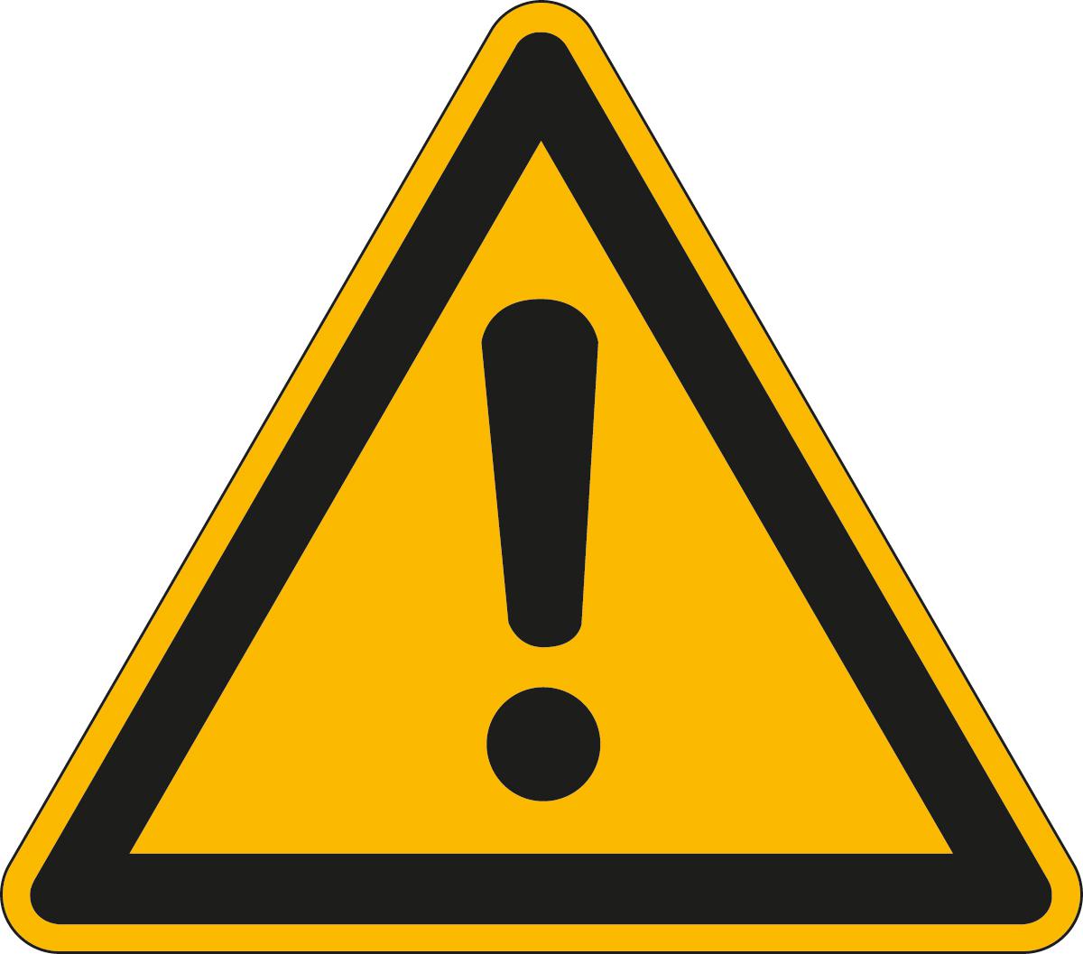 Warnschild Standard 2 ZOOM