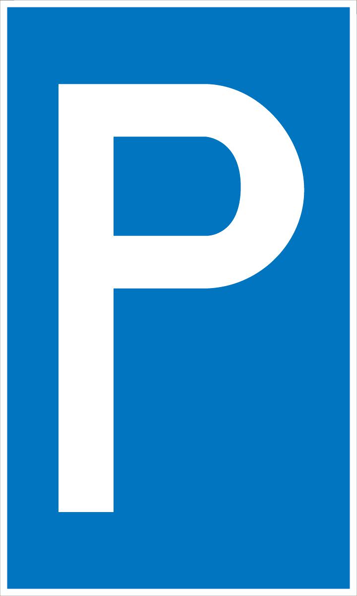 Parkplatzschild, Wandschild Standard 1 ZOOM