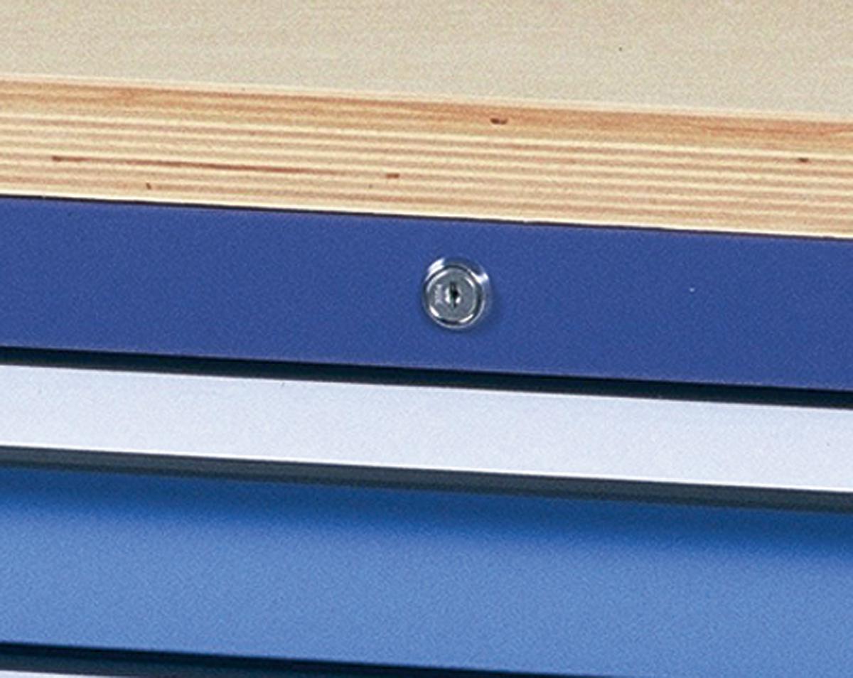 Thurmetall Werkbank, 2 Schubladen Detail 1 ZOOM