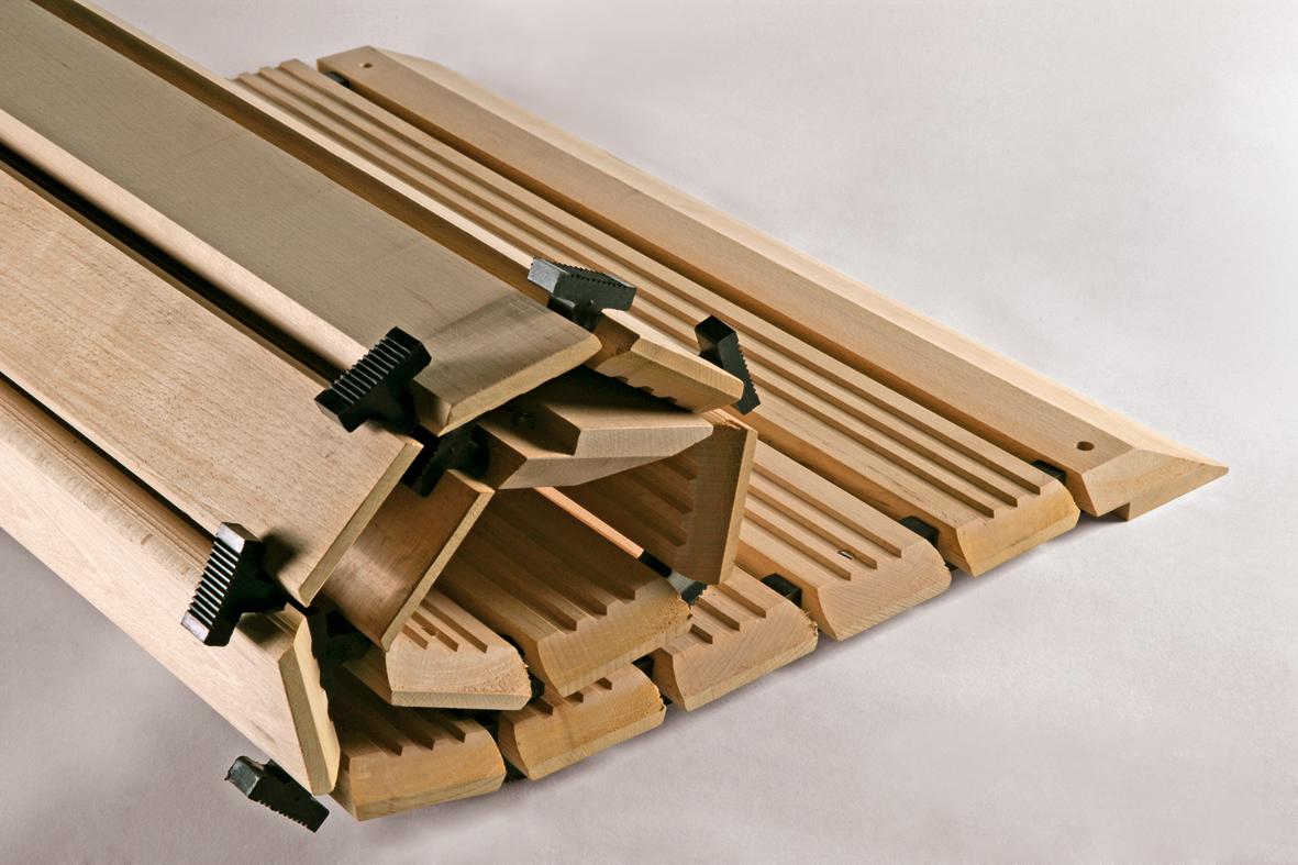 Miltex Holzlaufrost Meterware, Breite 1500 mm Detail 1 ZOOM