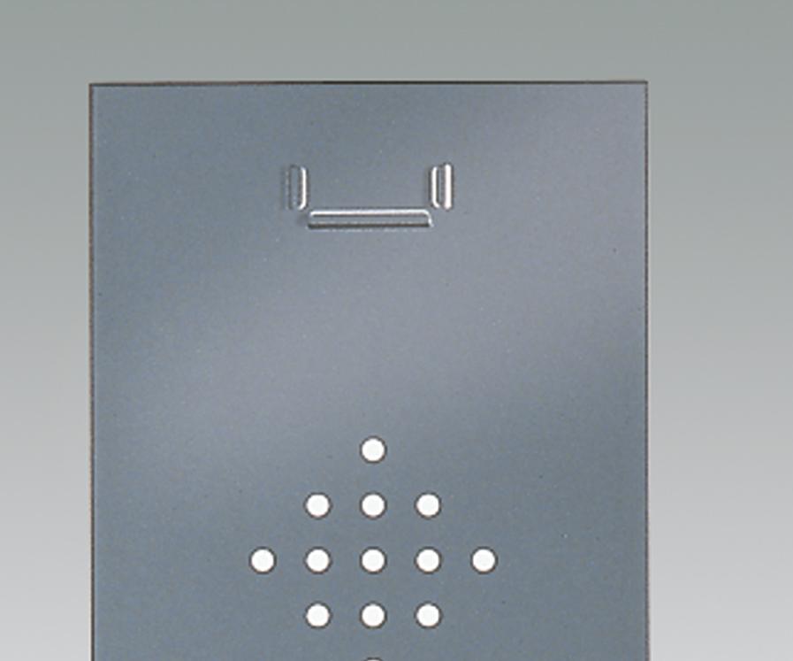 C+P Doppelstöckiger Garderobenschrank Classic mit 1x2 Abteilen mit Lüftungsrosetten, Abteilbreite 300 mm Detail 1 ZOOM