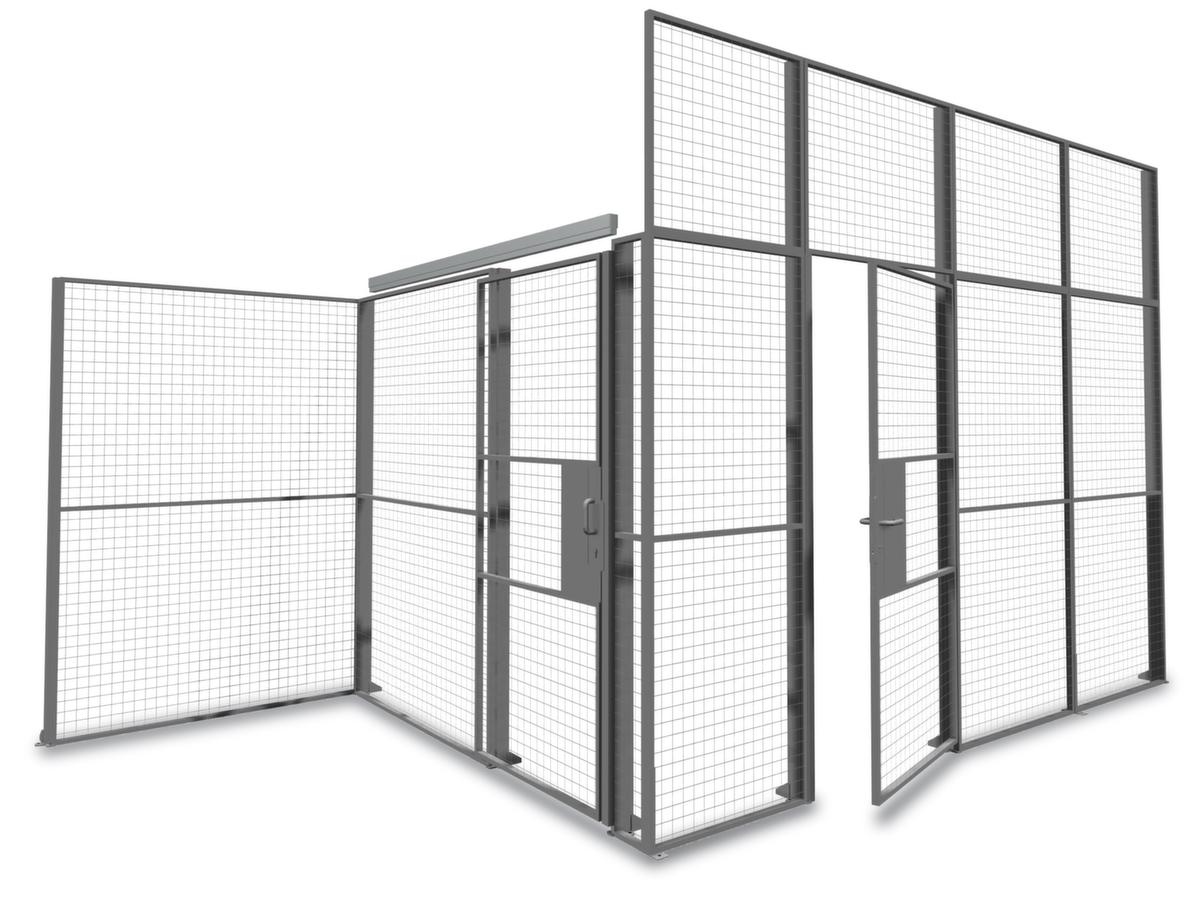 TROAX Wand-Aufsatzelement Extra für Trennwandsystem, Breite 800 mm Milieu 1 ZOOM