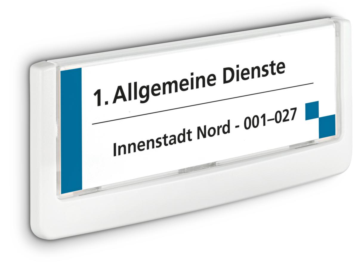 Durable Türschild Click Sign mit farbigem Rahmen, Hochformat 52,5 Standard 1 ZOOM