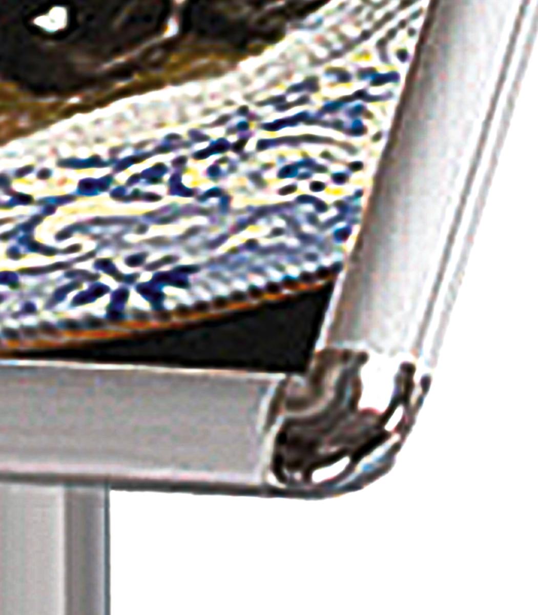 Franken Neigbares Infodisplay, Höhe 910 - 1250 mm Detail 1 ZOOM