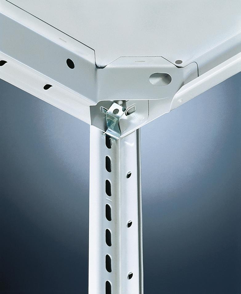 META System-Steckregal, Höhe x Breite x Tiefe 2000 x 1056 x 336 mm, 5 Böden Detail 1 ZOOM