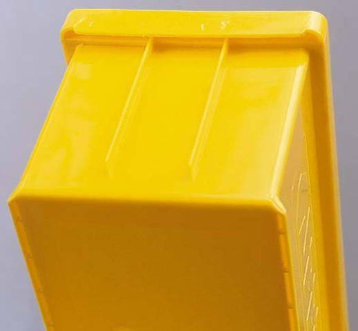 Kappes Sichtlagerkasten RasterPlan® Favorit, gelb, Tiefe 160 mm Detail 4 ZOOM