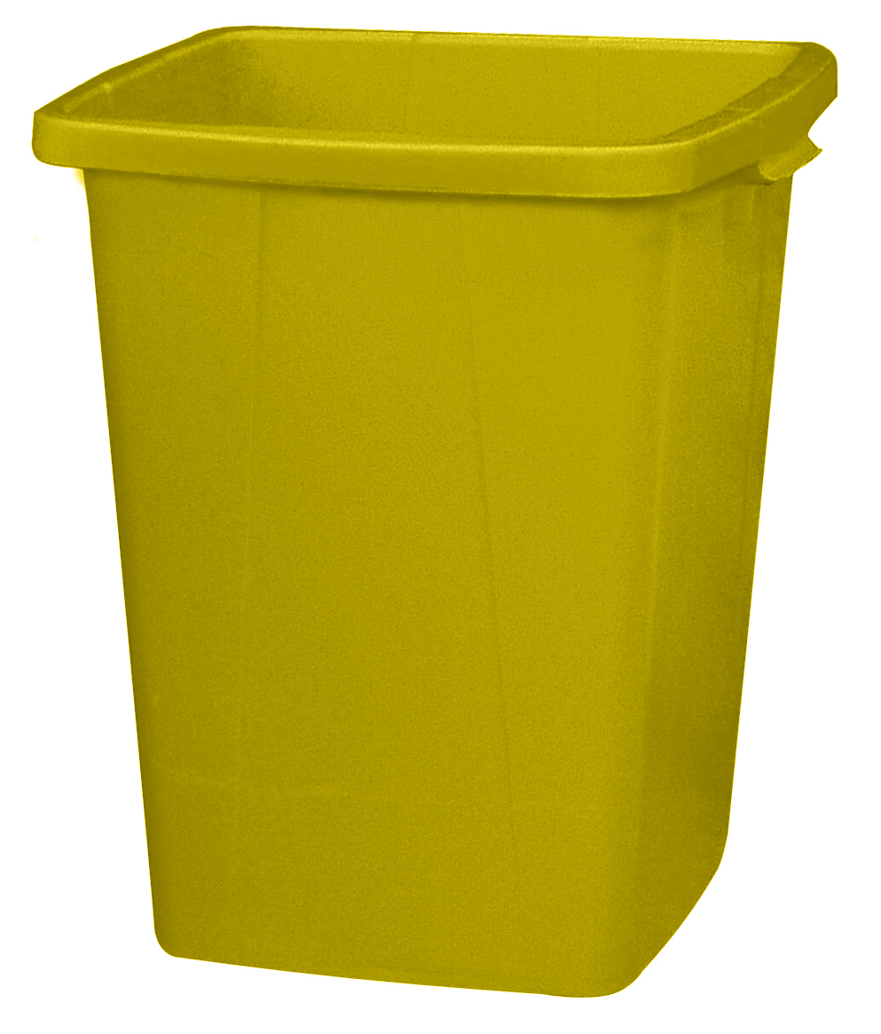 Mehrzweckbehälter ineinander stapelbar, gelb, 90 l, rechteckig Standard 1 ZOOM