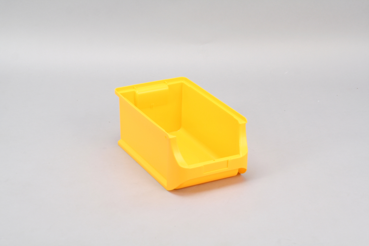 Allit Sichtlagerkasten ProfiPlus Box 4, gelb, Tiefe 355 mm, Polypropylen