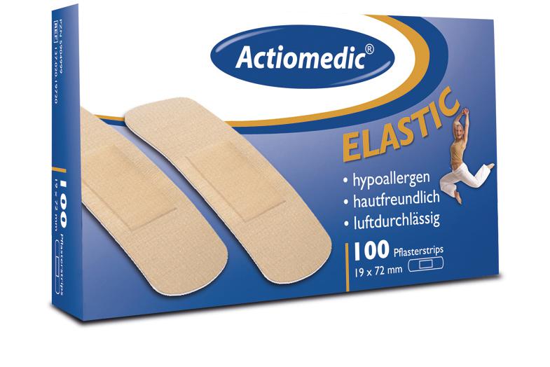 actiomedic Pflasterstrips, Pflaster elastisch Standard 1 ZOOM
