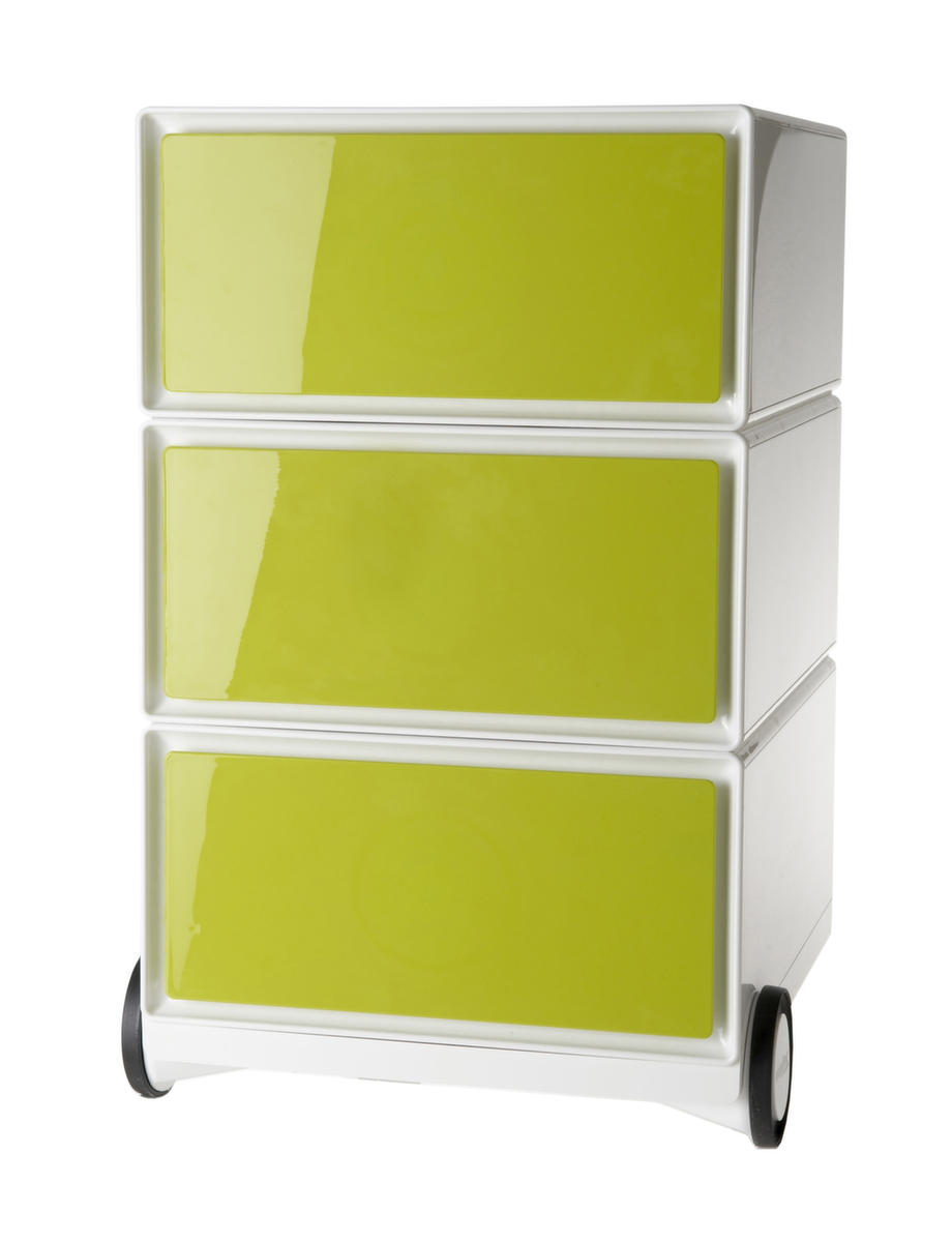 Paperflow Rollcontainer easyBox, 3 Schublade(n), weiß/grün Standard 1 ZOOM