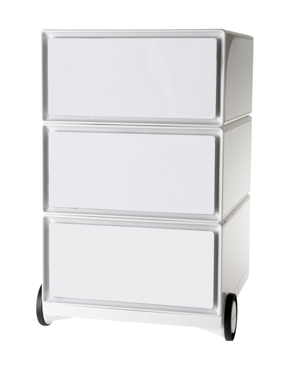 Paperflow Rollcontainer easyBox, 3 Schublade(n), weiß/weiß Standard 1 ZOOM